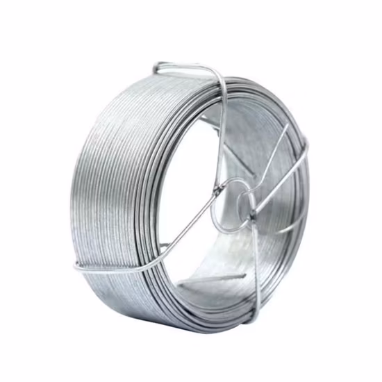 Encuadernación galvanizada Gi Wire Bwg 18 20 21 22 Hierro electrogalvanizado Alambre de acero al carbono para construcción y fabricación de mallas de alambre Gi Wire