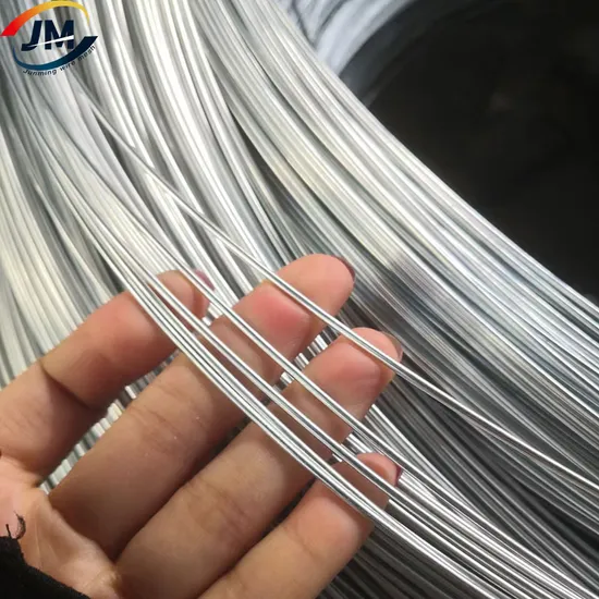 Alambre obligatorio de acero recocido negro galvanizado para la construcción